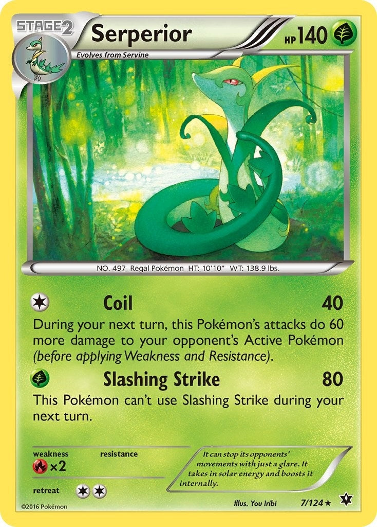 Image for Serperior (7/124) (XY - Fates Collide) (FCO) - Pokemon