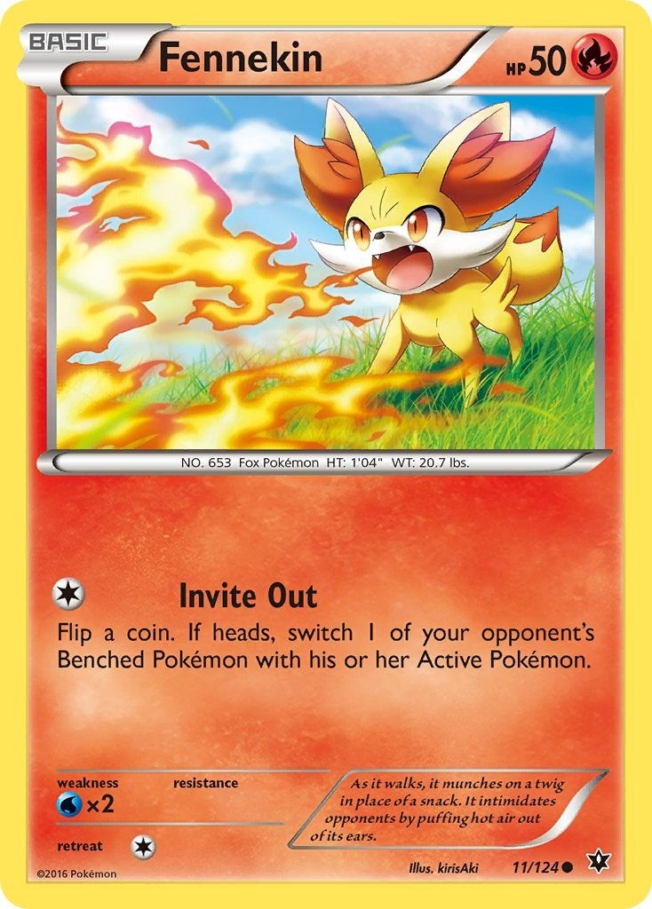 Image for Fennekin (11) (11/124) (XY - Fates Collide) (FCO) - Pokemon