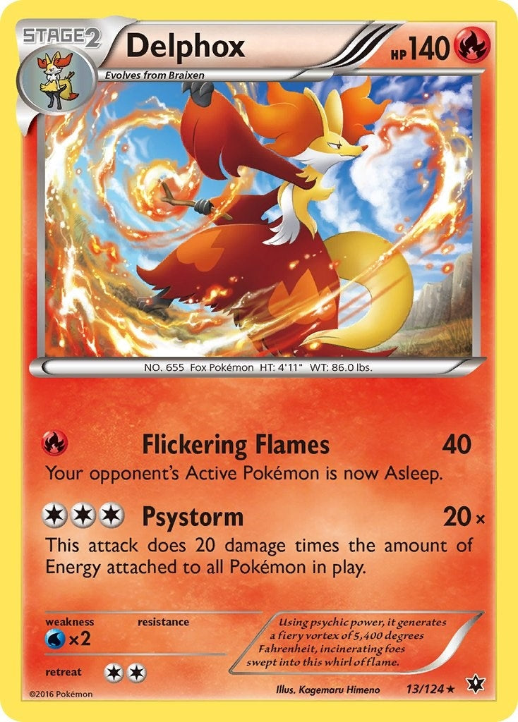 Image for Delphox (13/124) (XY - Fates Collide) (FCO) - Pokemon