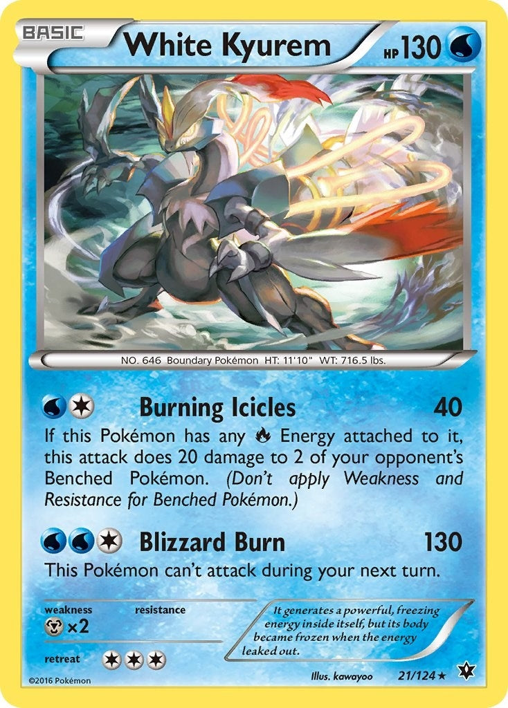 Image for White Kyurem (21/124) (XY - Fates Collide) (FCO) - Pokemon