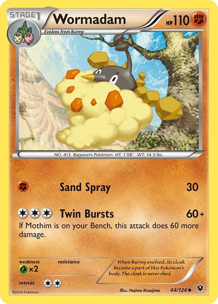 Image for Wormadam (44) (44/124) (XY - Fates Collide) (FCO) - Pokemon
