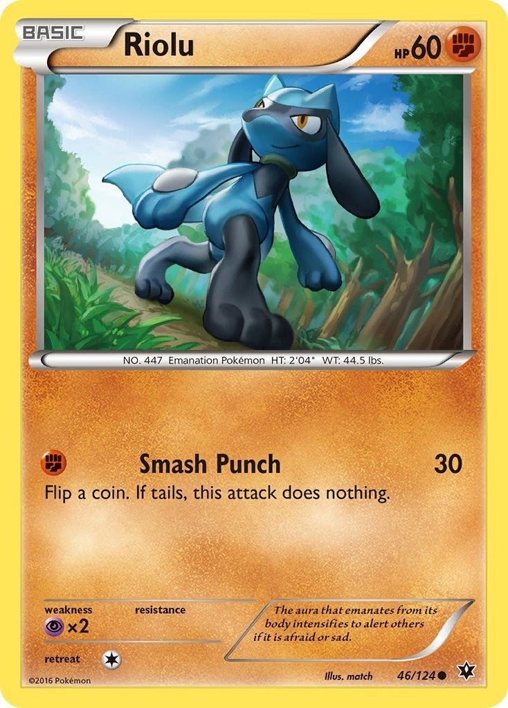 Image for Riolu (46) (46/124) (XY - Fates Collide) (FCO) - Pokemon