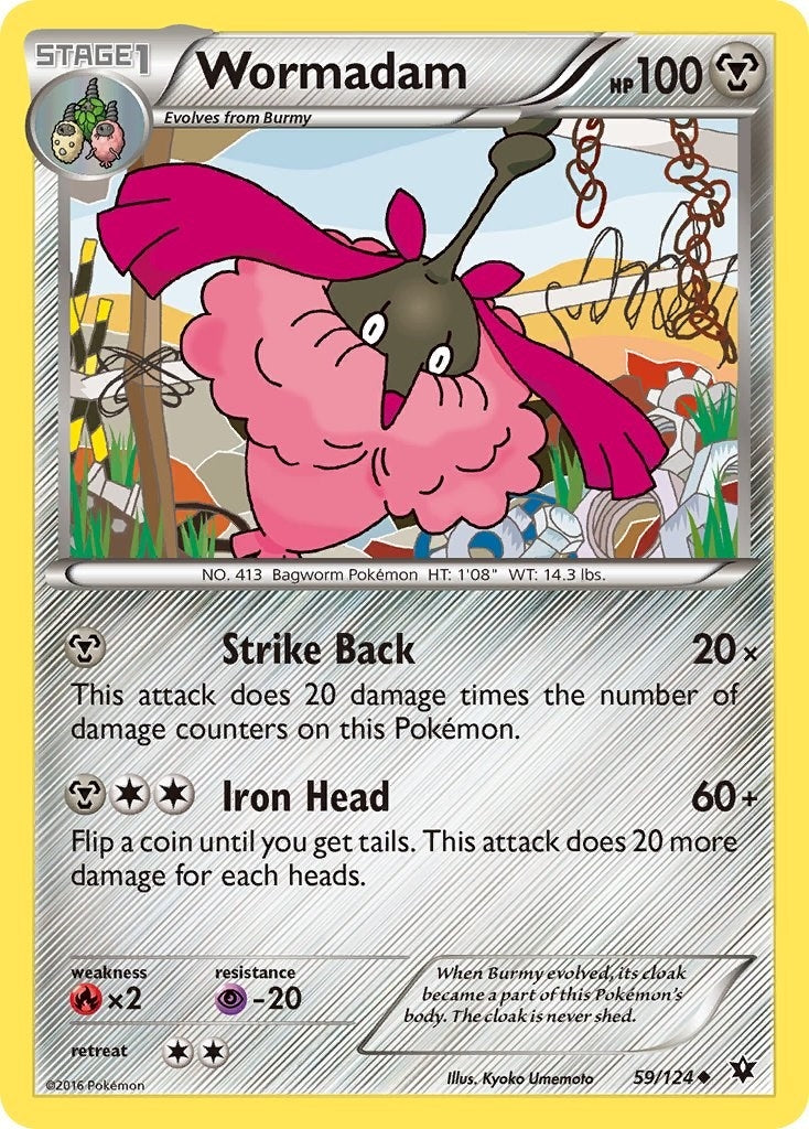 Image for Wormadam (59) (59/124) (XY - Fates Collide) (FCO) - Pokemon