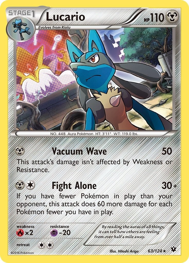Image for Lucario (63) (63/124) (XY - Fates Collide) (FCO) - Pokemon