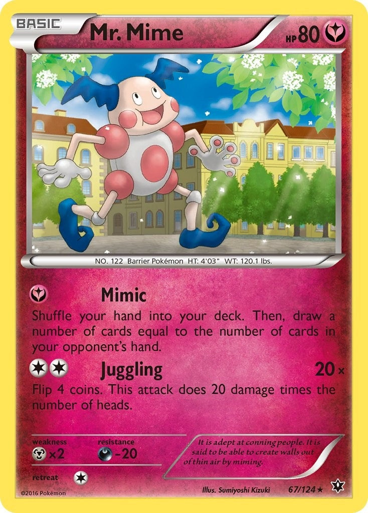 Image for Mr. Mime (67/124) (XY - Fates Collide) (FCO) - Pokemon