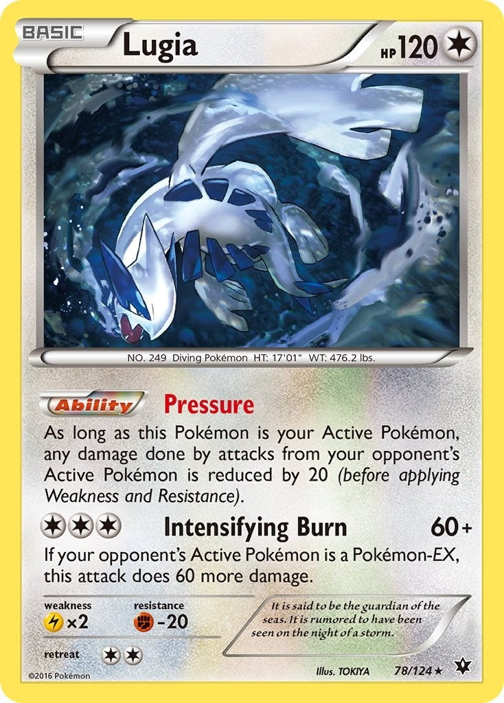 Image for Lugia (78/124) (XY - Fates Collide) (FCO) - Pokemon