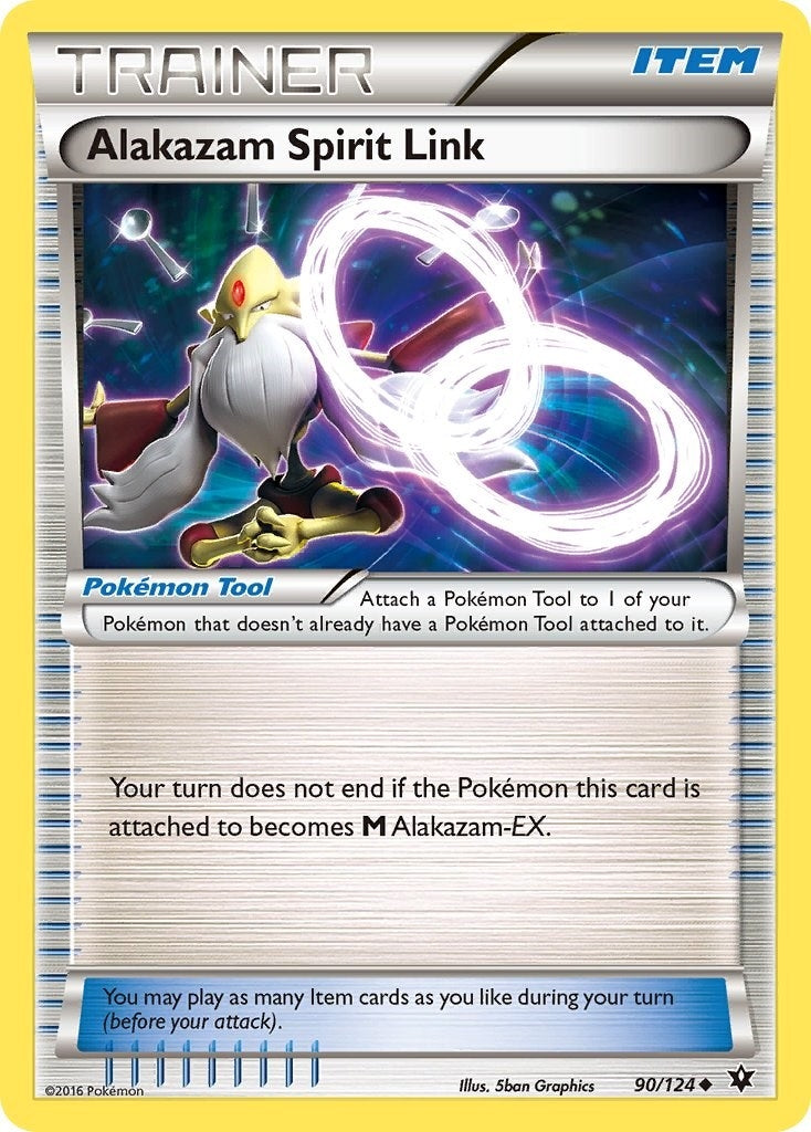 Image for Alakazam Spirit Link (90/124) (XY - Fates Collide) (FCO) - Pokemon