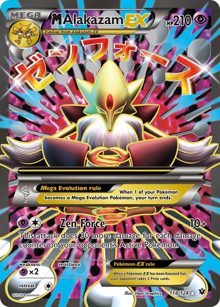 Image for M Alakazam EX (Full Art) (118/124) (XY - Fates Collide) (FCO) - Pokemon