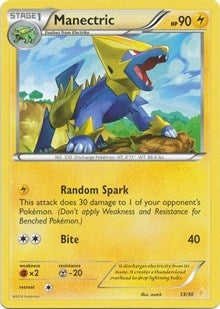 Image for Manectric (22) (22/30) (XY Trainer Kit: Pikachu Libre & Suicune) (PR) - Pokemon
