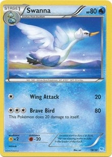 Image for Swanna (27) (27/30) (XY Trainer Kit: Pikachu Libre & Suicune) (PR) - Pokemon