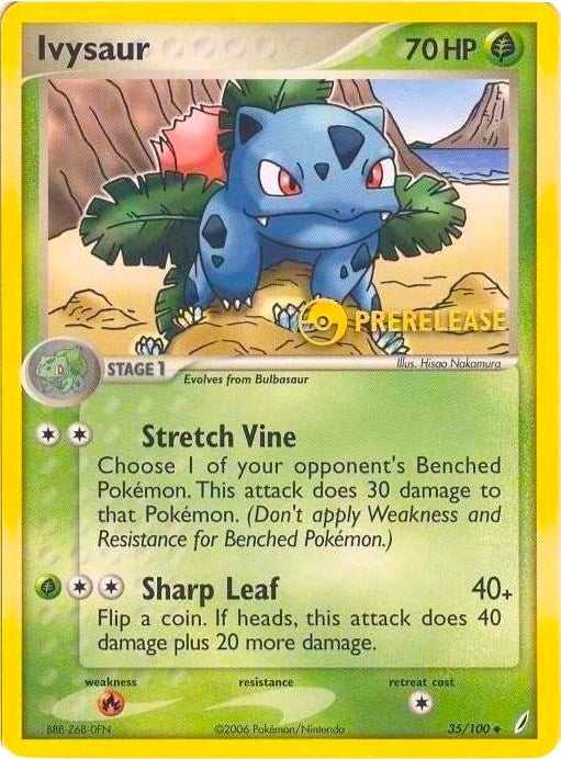Image for Ivysaur - 35/100 (Prerelease) (35/100) (Nintendo Promos) (PR) - Pokemon
