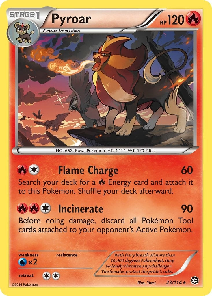 Image for Pyroar (23/114) (XY - Steam Siege) (STS) - Pokemon