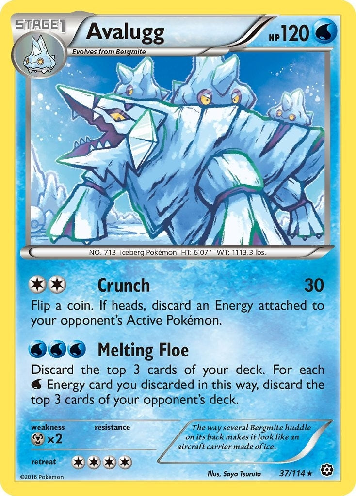 Image for Avalugg (37/114) (XY - Steam Siege) (STS) - Pokemon