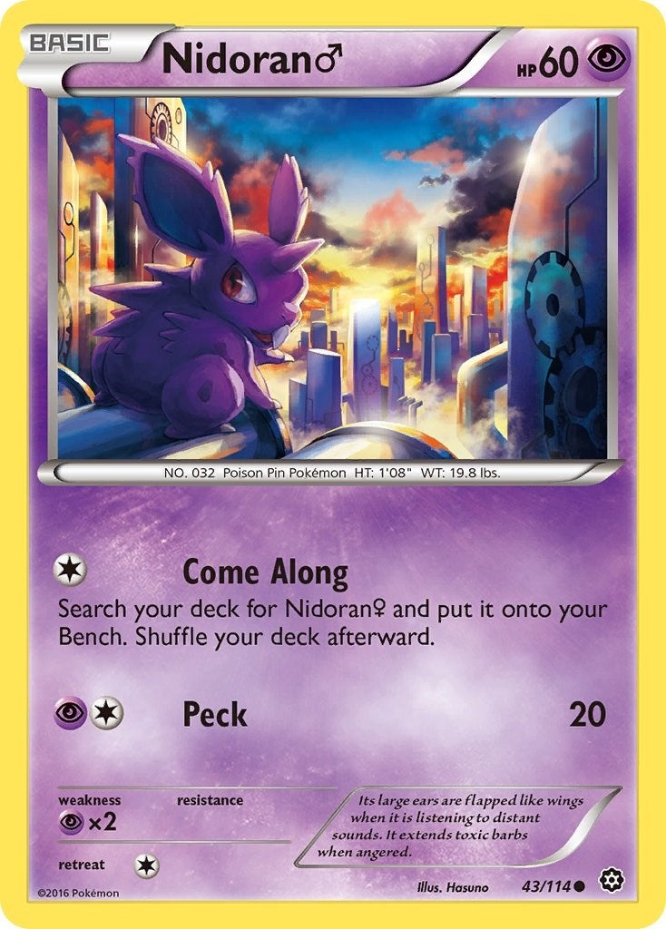 Image for Nidoran M (43/114) (XY - Steam Siege) (STS) - Pokemon