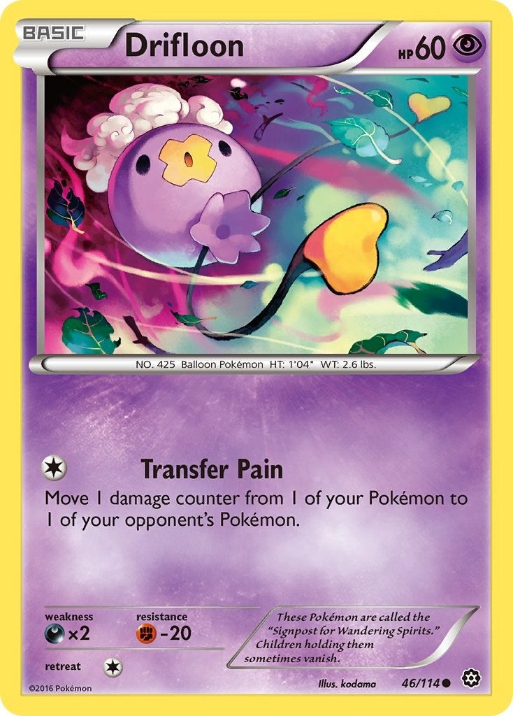 Image for Drifloon (46/114) (XY - Steam Siege) (STS) - Pokemon