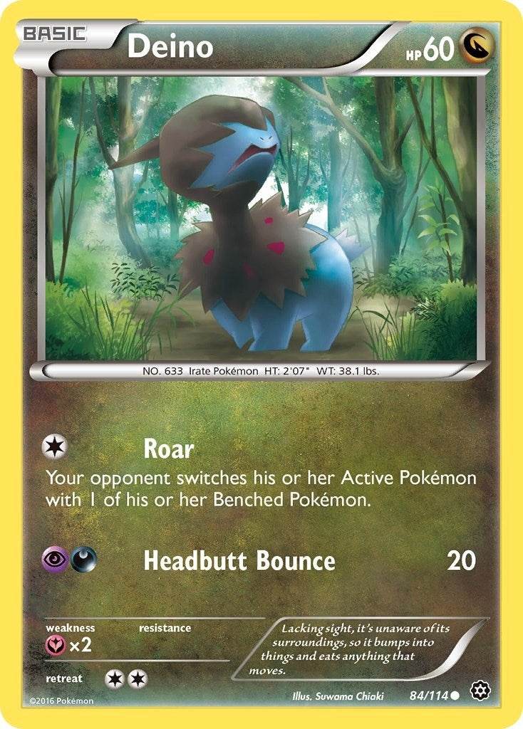 Image for Deino (84/114) (XY - Steam Siege) (STS) - Pokemon