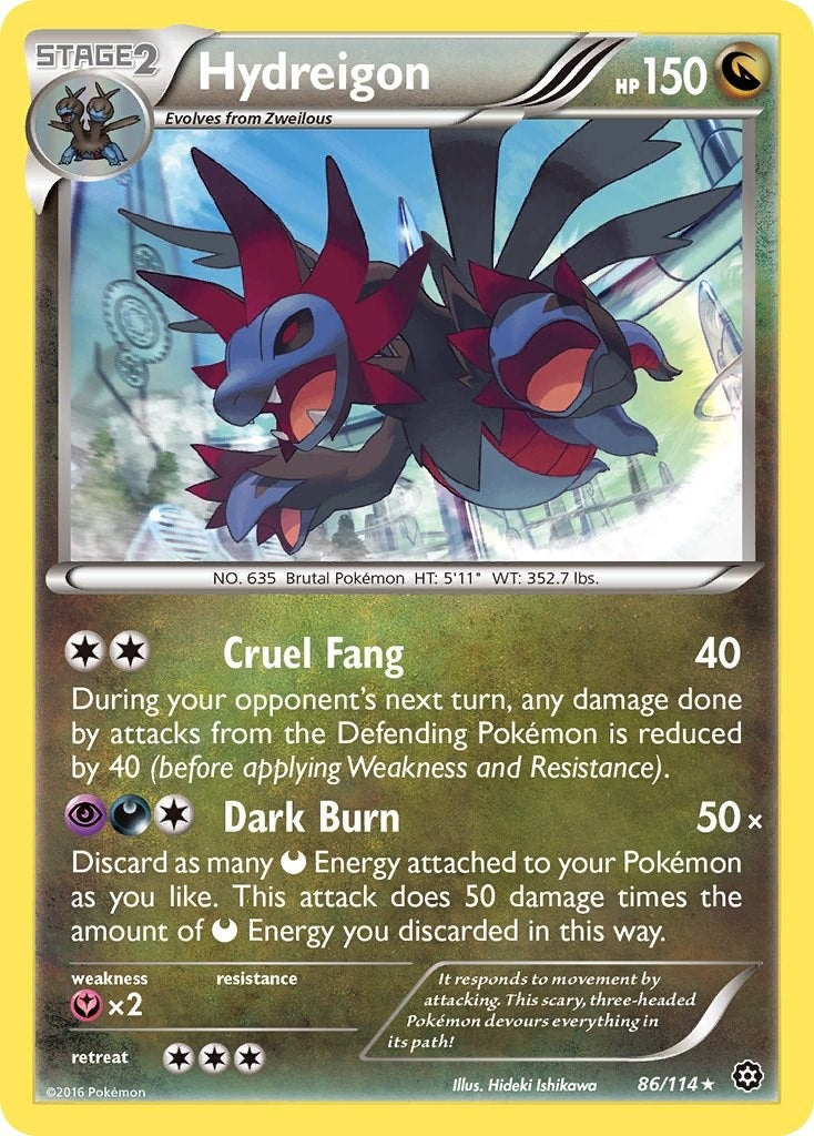 Image for Hydreigon (86/114) (XY - Steam Siege) (STS) - Pokemon