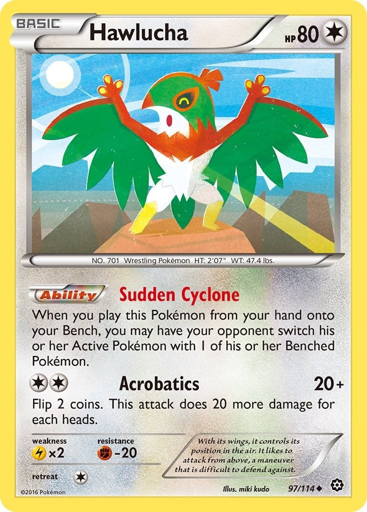 Image for Hawlucha (97/114) (XY - Steam Siege) (STS) - Pokemon