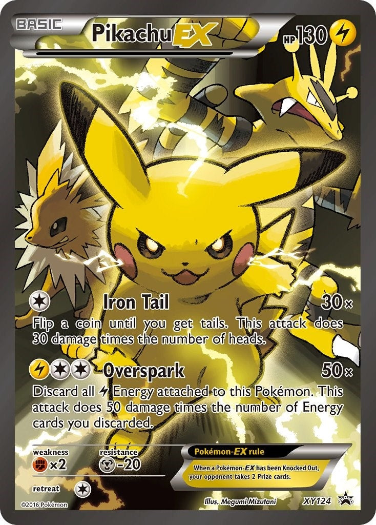 Image for Pikachu EX - XY124 (XY124) (XY Promos) (PR) - Pokemon