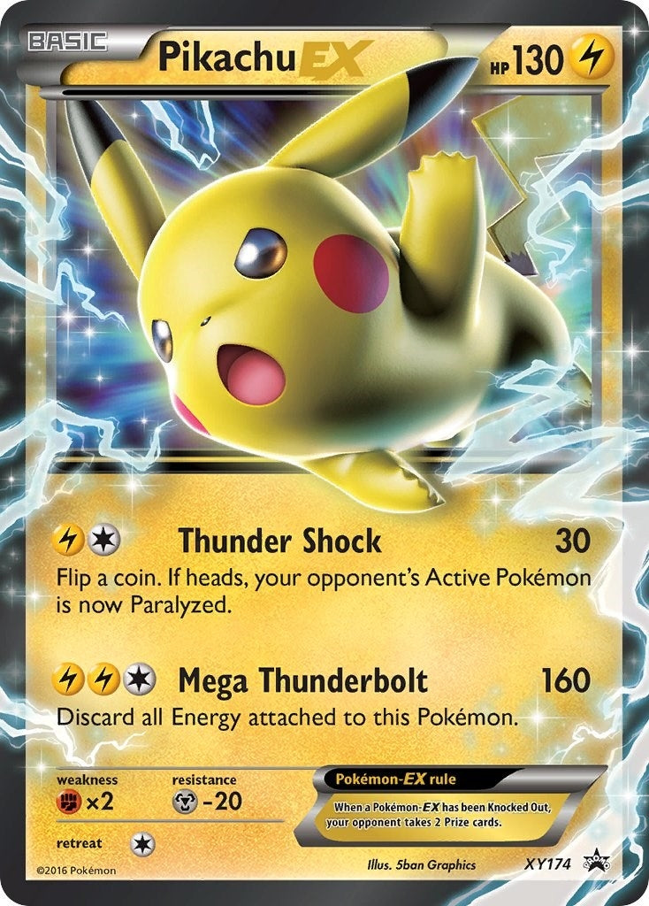 Image for Pikachu EX - XY174 (XY174) (XY Promos) (PR) - Pokemon