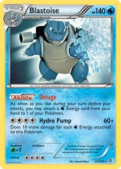 Image for Blastoise - 31/149 (Non-Holo) (031/149) (Deck Exclusives) (PR) - Pokemon