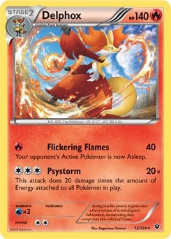 Image for Delphox - 13/124 (XY Fates Collide) (013/124) (Deck Exclusives) (PR) - Pokemon
