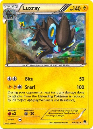 Image for Luxray - 46/122 (Cracked Ice Holo) (046/122) (Deck Exclusives) (PR) - Pokemon