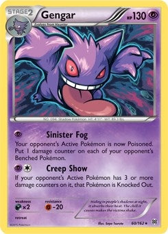 Image for Gengar - 60/162 (XY BREAKthrough) (060/162) (Deck Exclusives) (PR) - Pokemon