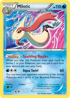 Image for Milotic - 44/160 (XY Primal Clash) (044/160) (Deck Exclusives) (PR) - Pokemon
