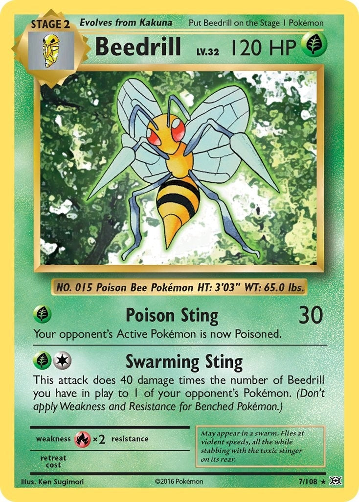 Image for Beedrill (7/108) (XY - Evolutions) (EVO) - Pokemon