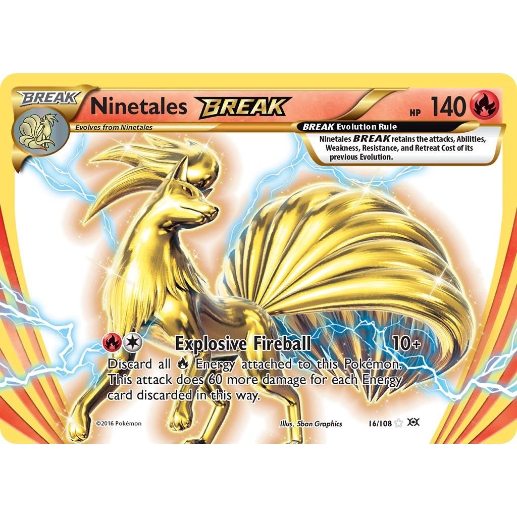 Ninetales BREAK (16/108) (XY - Evolutions) - PokeBox USA
