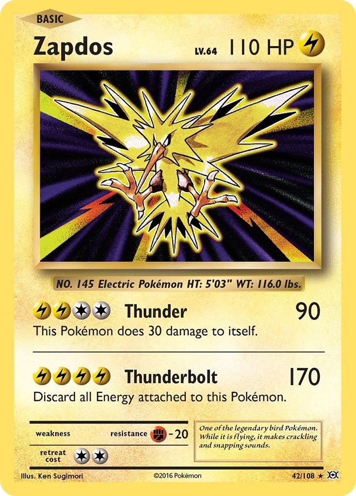 Image for Zapdos (42/108) (XY - Evolutions) (EVO) - Pokemon