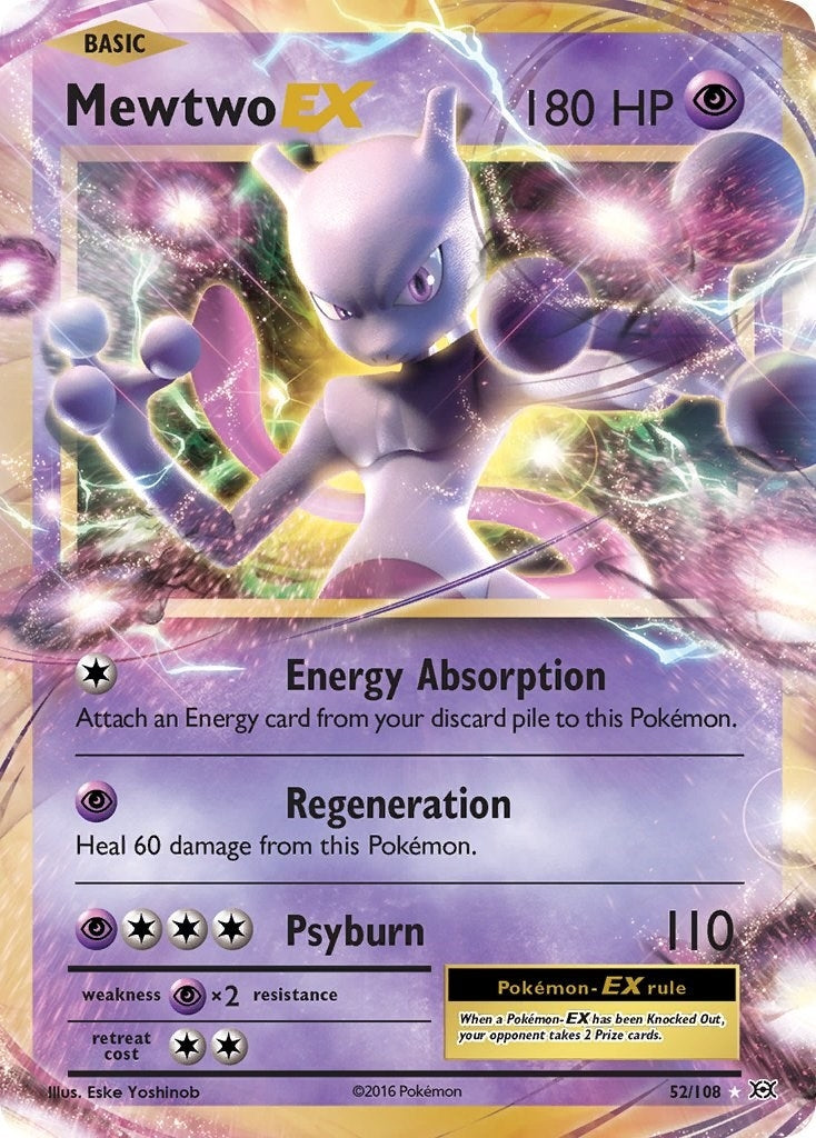 Mewtwo EX (52/108) (XY - Evolutions) - PokeBox USA