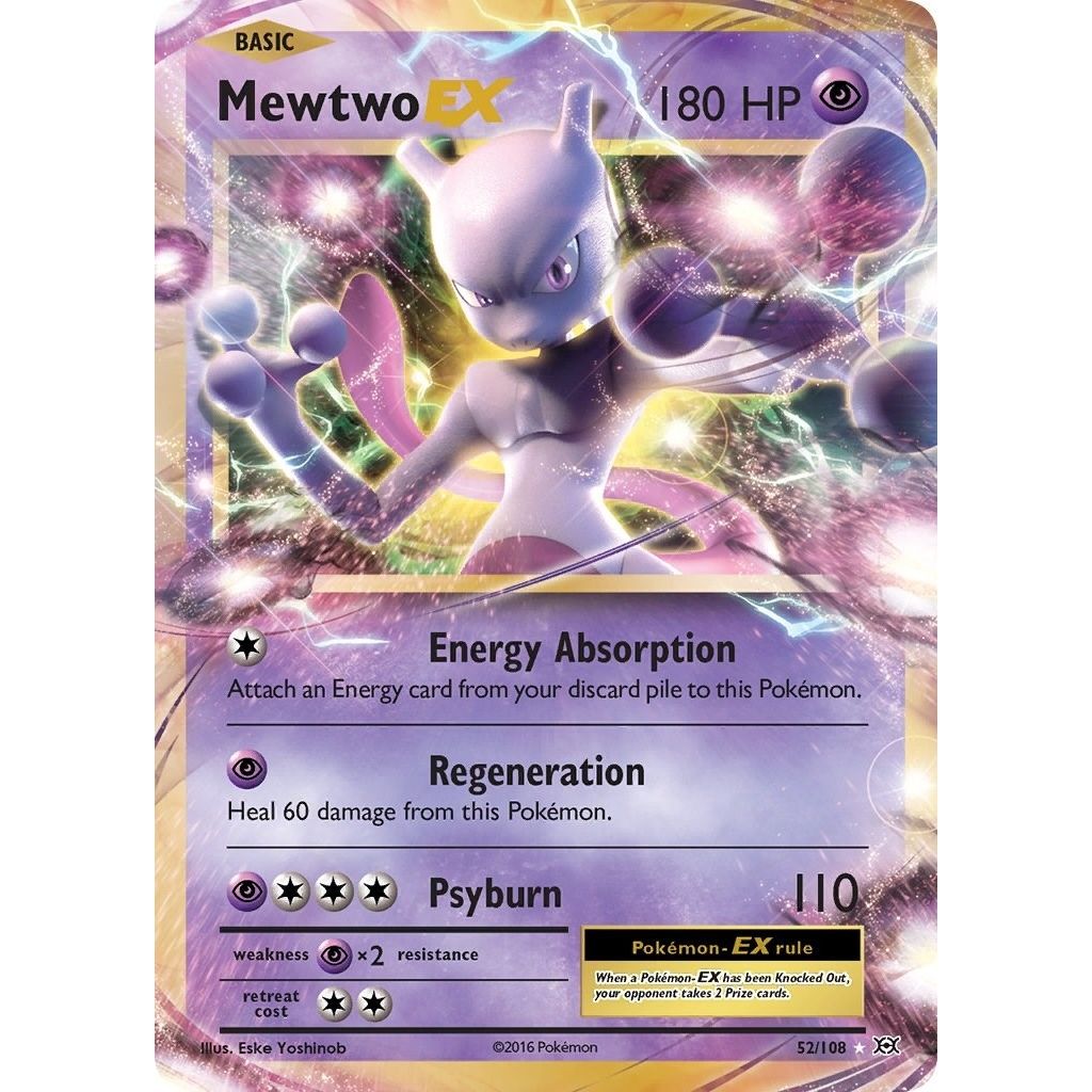 Mewtwo EX (52/108) (XY - Evolutions) - PokeBox USA