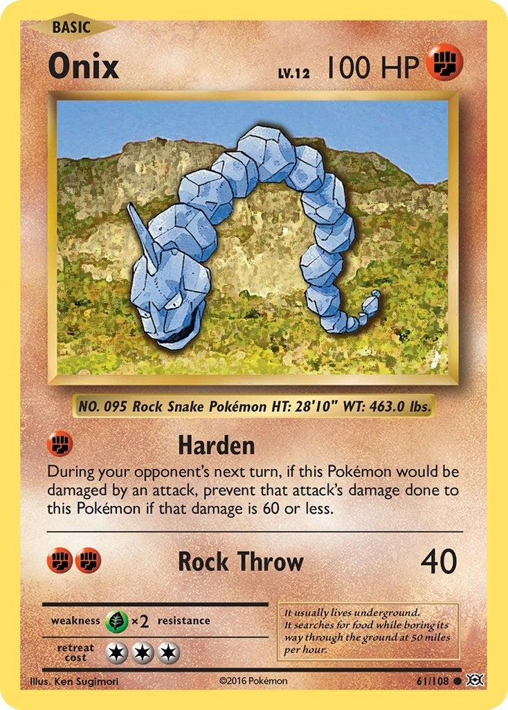 Image for Onix (61/108) (XY - Evolutions) (EVO) - Pokemon