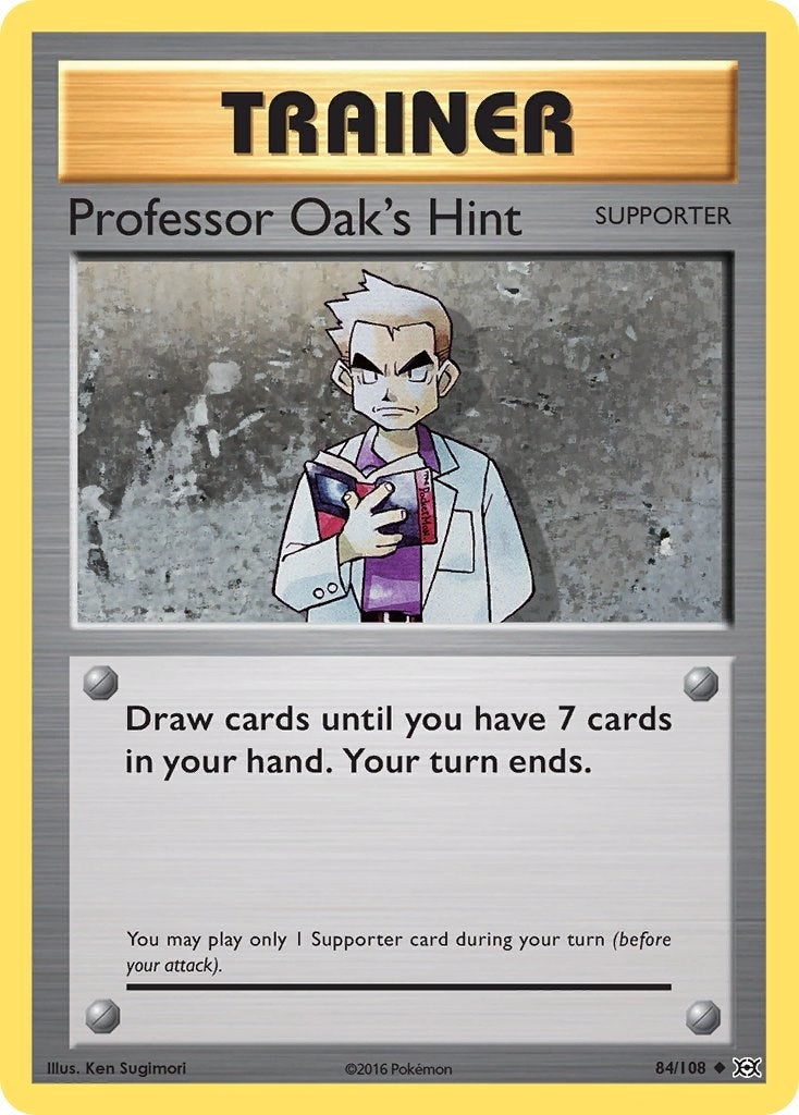 Image for Professor Oak's Hint (84/108) (XY - Evolutions) (EVO) - Pokemon