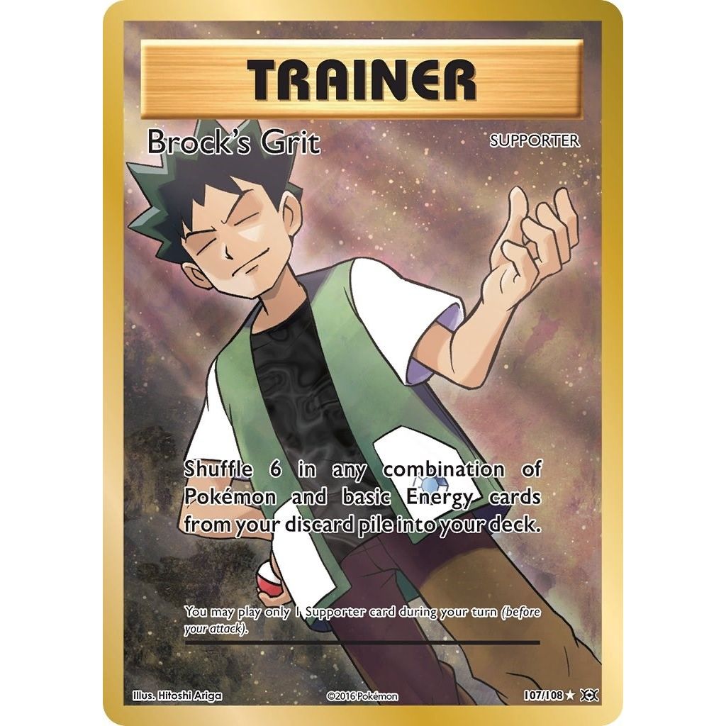 Image for Brock's Grit (Full Art) (107/108) (XY - Evolutions) - Pokemon