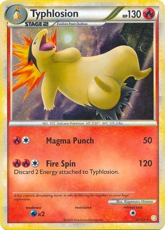 Image for Typhlosion - 32/123 (Cosmos Holo) (032/123) (Deck Exclusives) (PR) - Pokemon