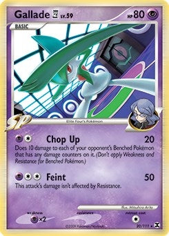 Image for Gallade E4 - 20/111 (DPPt Rising Rivals) (020/111) (Deck Exclusives) (PR) - Pokemon