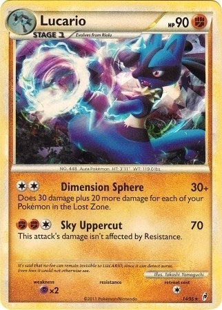 Image for Lucario - 14/95 (Cracked Ice Holo) (014/095) (Deck Exclusives) (PR) - Pokemon