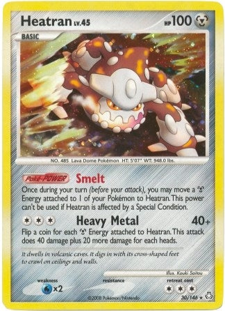 Image for Heatran - 30/146 (DP Legends Awakened) (030/146) (Deck Exclusives) (PR) - Pokemon