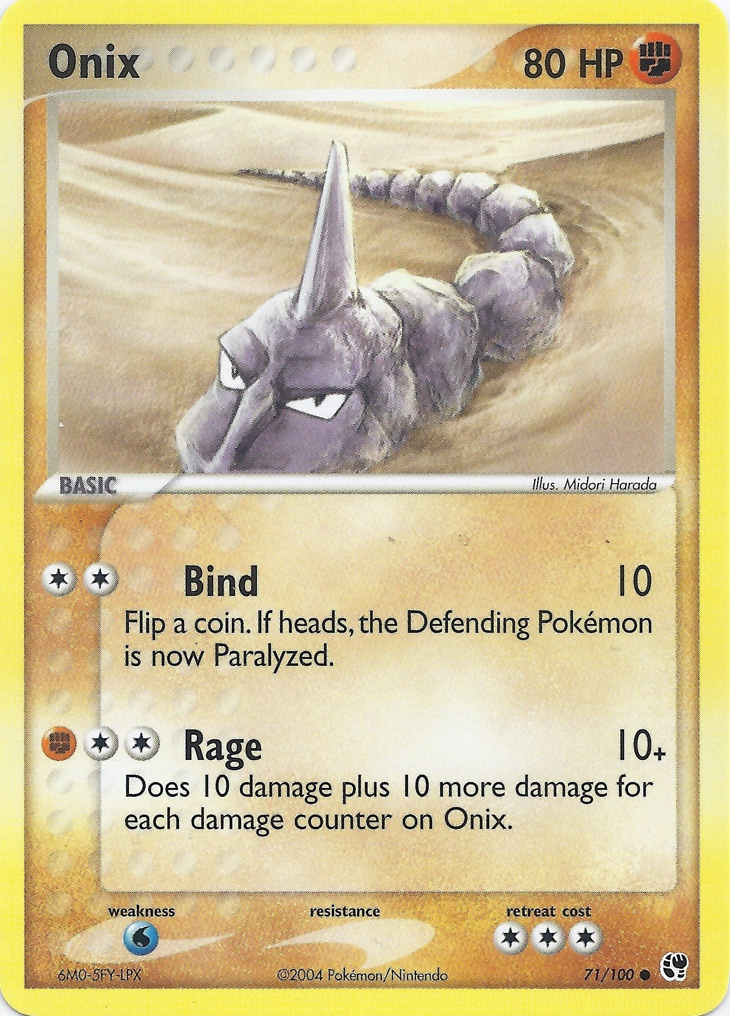 Image for Onix (71) (EX Battle Stadium) (BST) - Pokemon