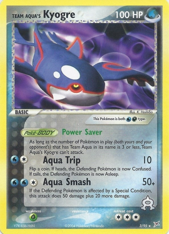 Image for Team Aqua's Kyogre - 3/95 (EX Team Magma vs Team Aqua) (003/095) (Deck Exclusives) (PR) - Pokemon