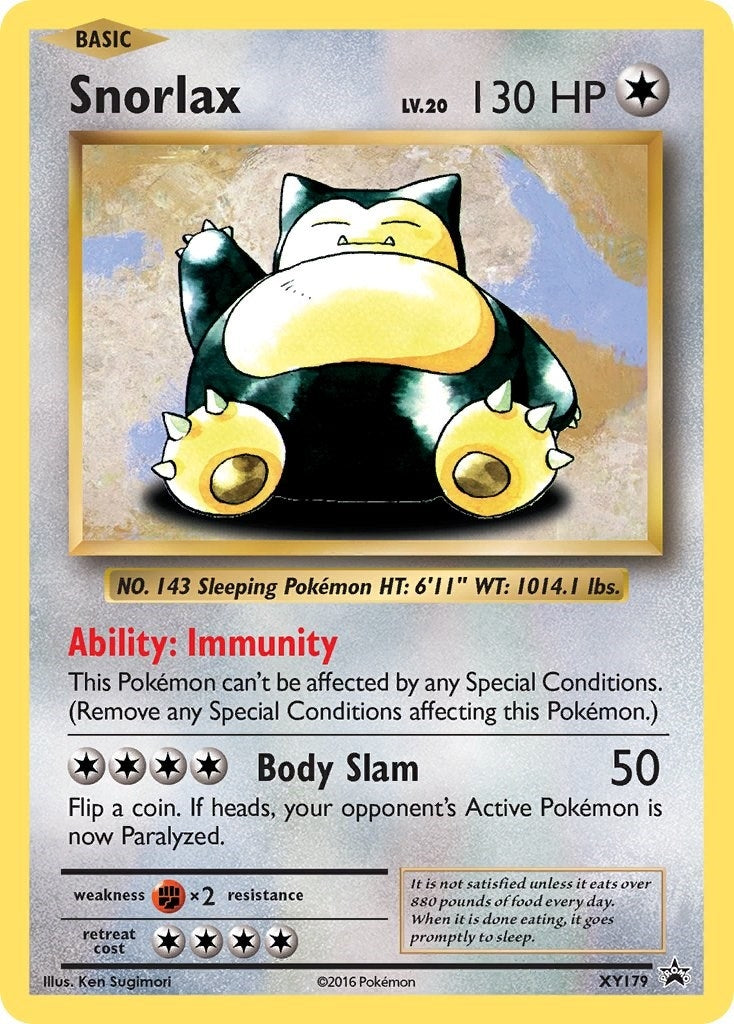 Image for Snorlax - XY179 (XY179) (XY Promos) (PR) - Pokemon
