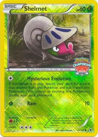 Image for Shelmet - 11/101 (Championship Series) (011/101) (League & Championship Cards) (PR) - Pokemon