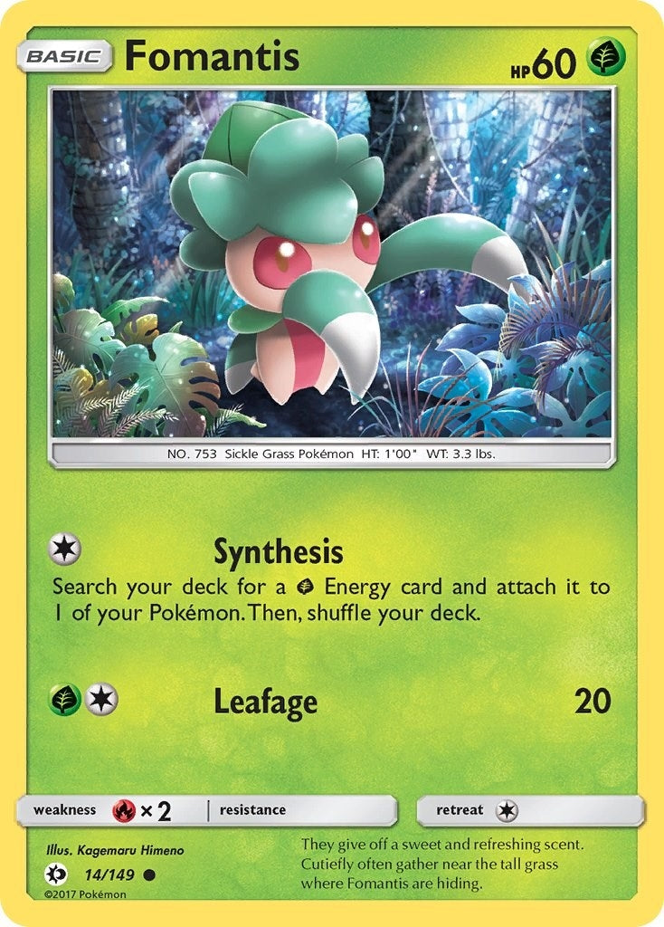 Image for Fomantis (14/149) (SM Base Set) (SM01) - Pokemon