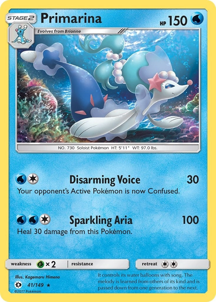 Image for Primarina (41/149) (SM Base Set) (SM01) - Pokemon