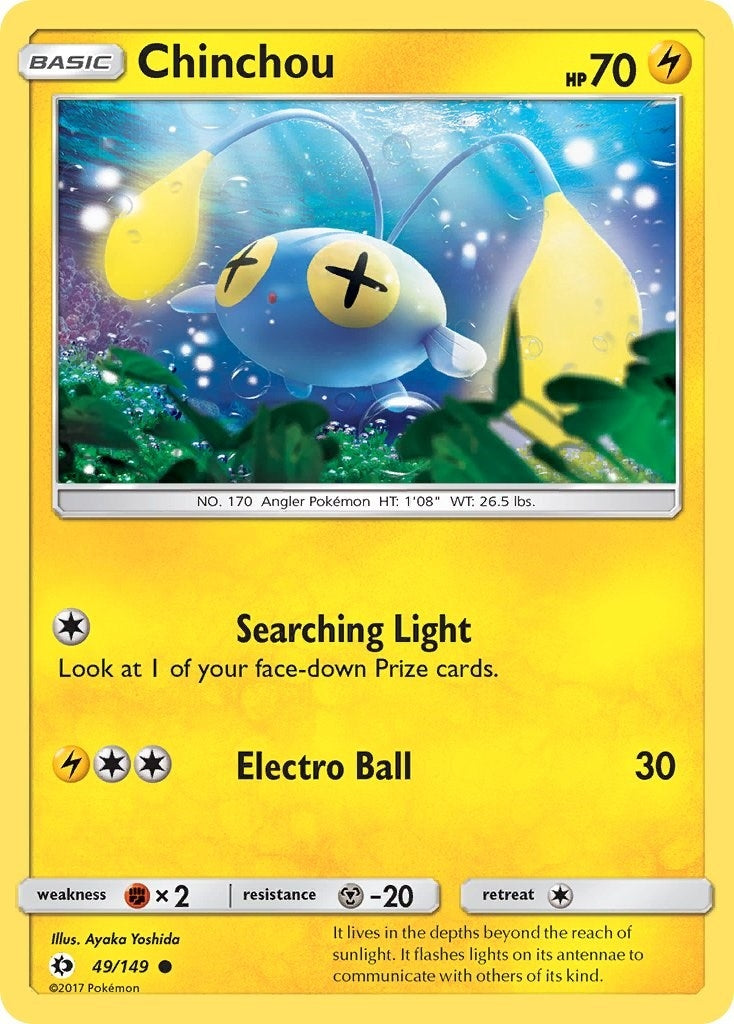 Image for Chinchou (49/149) (SM Base Set) (SM01) - Pokemon