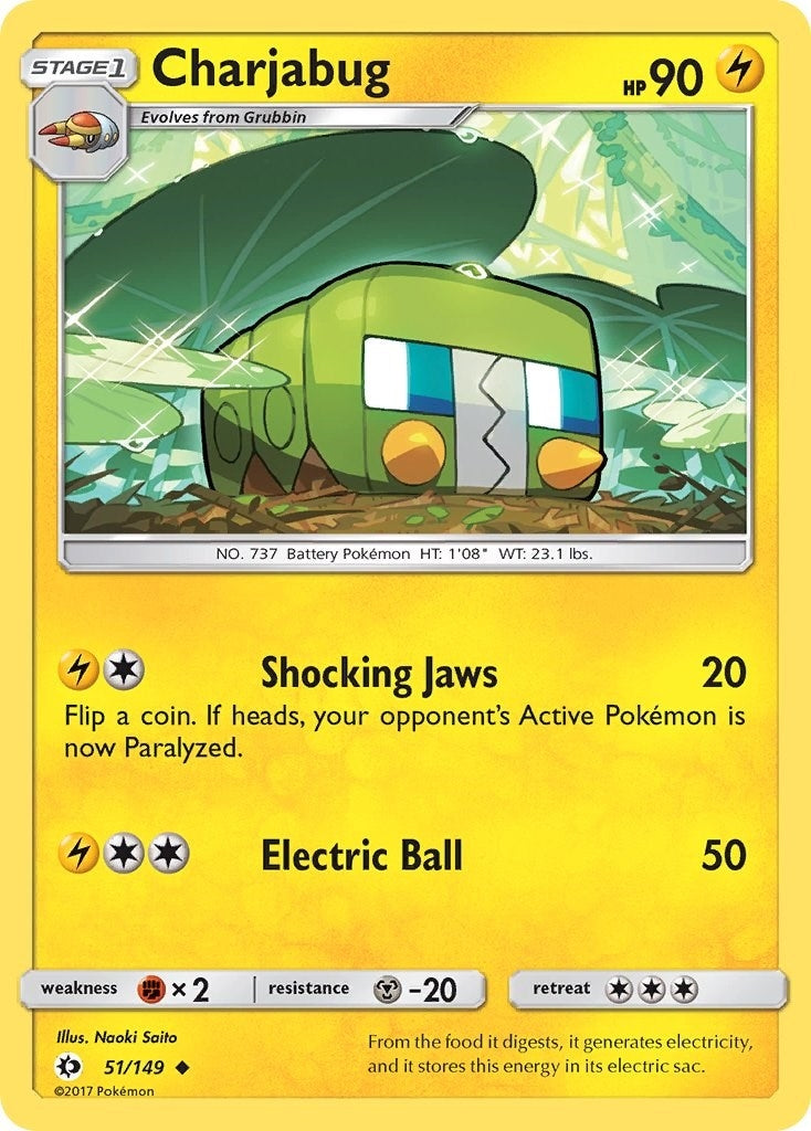 Image for Charjabug (51/149) (SM Base Set) (SM01) - Pokemon