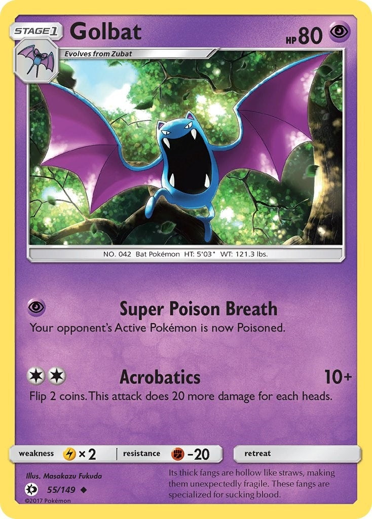 Image for Golbat (55/149) (SM Base Set) (SM01) - Pokemon